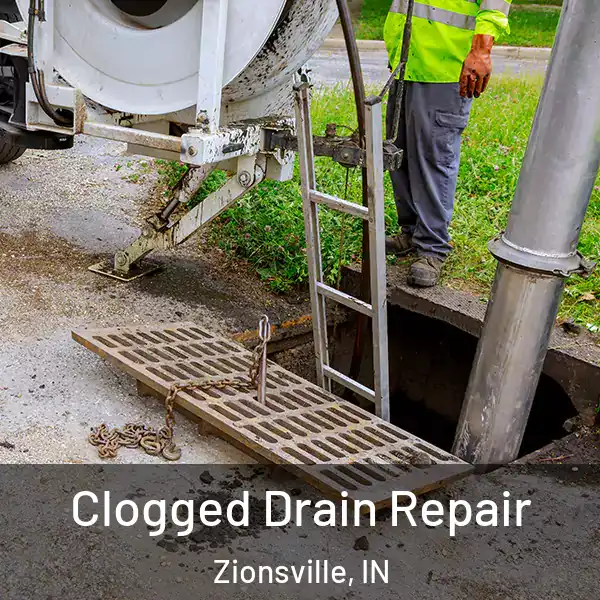  Clogged Drain Repair Zionsville, IN