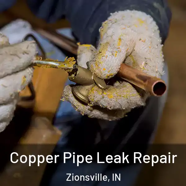  Copper Pipe Leak Repair Zionsville, IN
